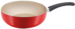 [I-17403] SARTEN WOK 24AA VERMELHO PREMIUM P-7898147775553