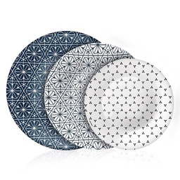 [I-14846] MAIOLICA BLUE SET 18 PZAS. P-MAIOLICA-432511